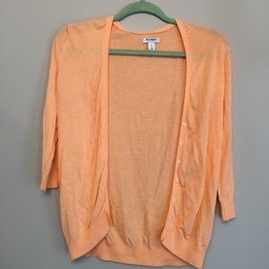 Peachy orange old Navy size small cardigan